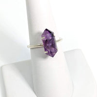 Thumbnail for Amethyst Double Terminated Ring.925 Sterling Silver Sizes 