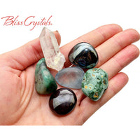 Thumbnail for AQUARIUS Zodiac Set of 6 Crystals + Gift Box Bag & Info Card