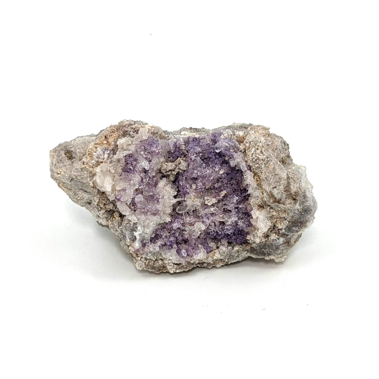 Blue Chalcedony + Purple Fluorite Geode (50g) #SK7271 - $47