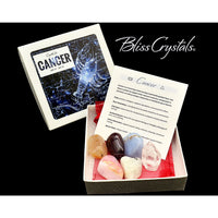 Thumbnail for CANCER Zodiac Set of 6 Crystals + Gift Box Bag & Info Card 