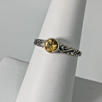 Thumbnail for Citrine Faceted Ring #SK8316 - $59