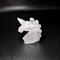 Thumbnail for Clear Quartz Unicorn Carving (44g) #SK7840 - $45