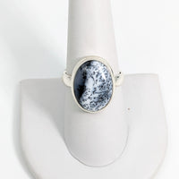 Thumbnail for Dendrite Agate Oval Ring Sz 9 #SK8551 - $89