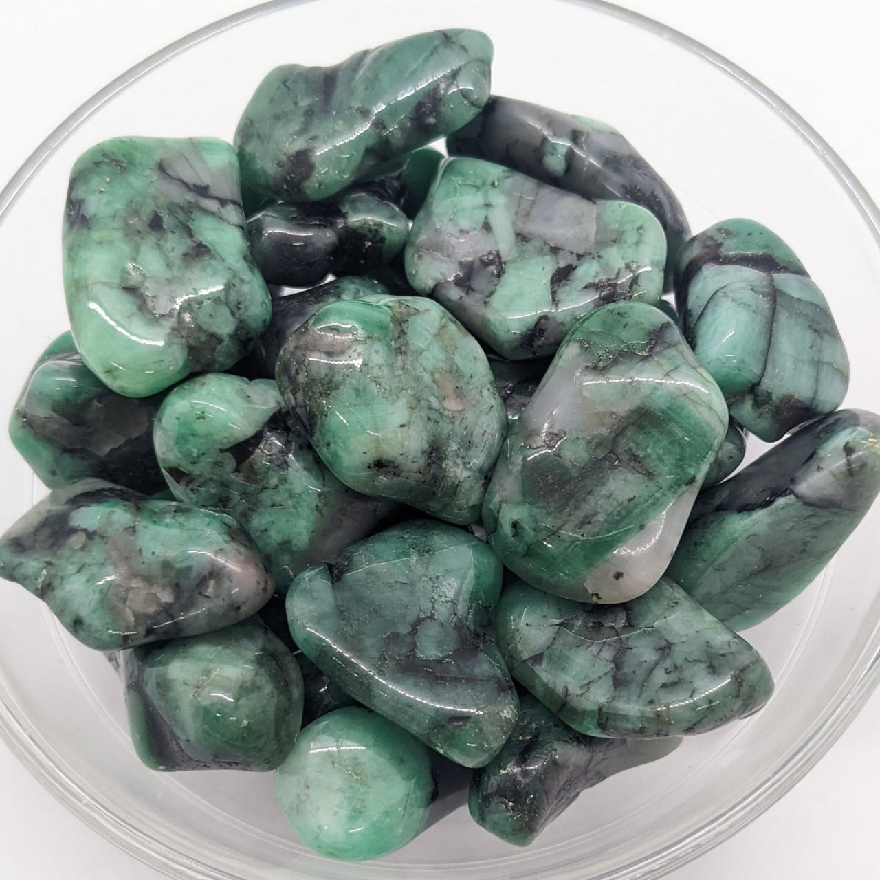 Emerald Grade AA Tumble Stone #SK7192 - $5.95