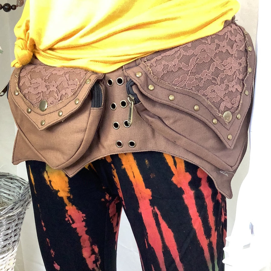 Fanny Pack Double Pocket Hip Belt #VKM04 - $38