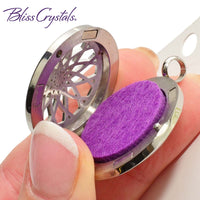 Thumbnail for Flower Aroma Cage 1.1 Pendant Silver Plated with extra 