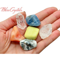 Thumbnail for GEMINI Zodiac Set of 6 Crystals + Gift Box Bag & Info Card 