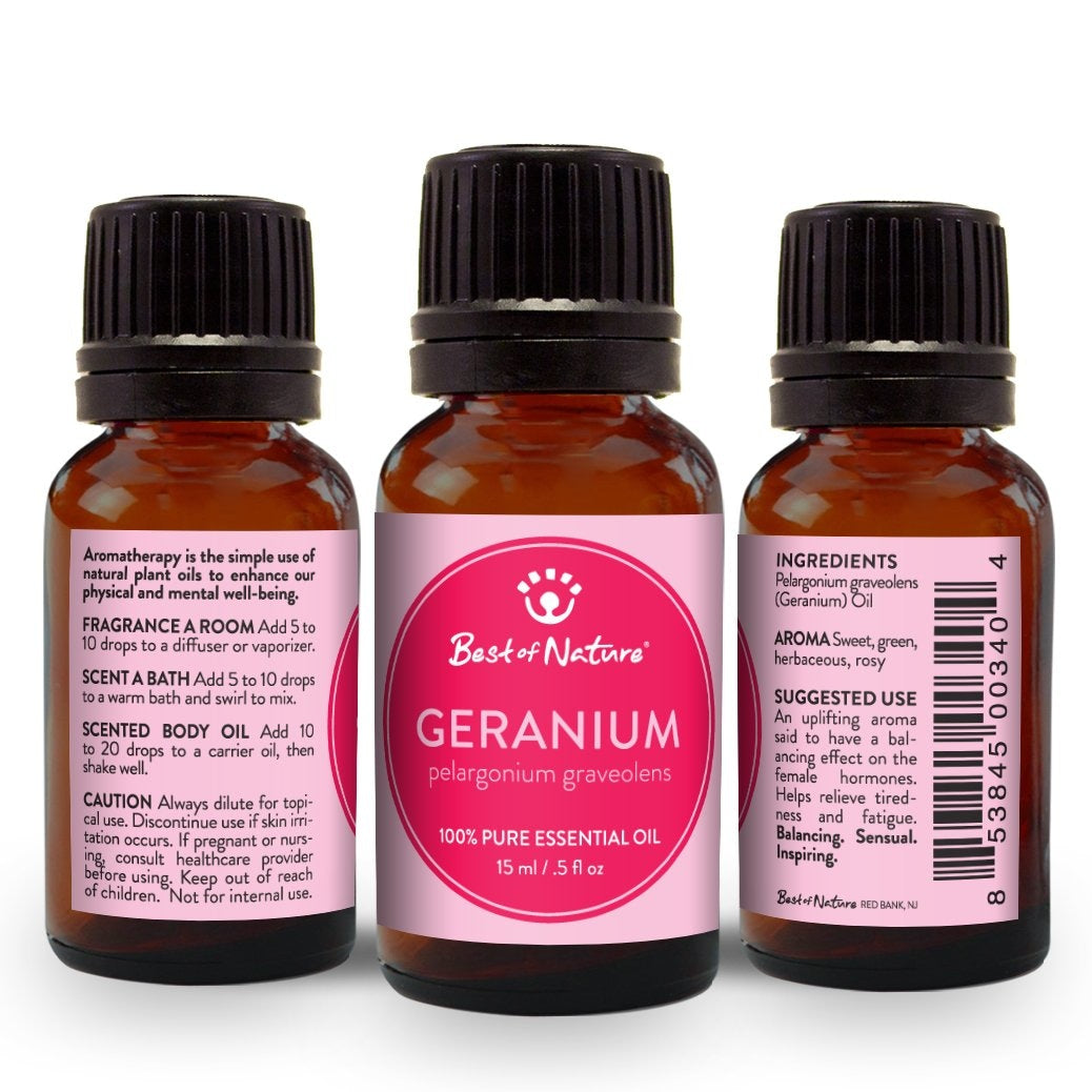 Geranium Essential Oil Single Note by Best of Nature #BN15 