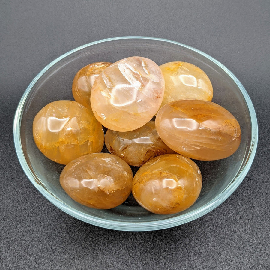 Gold Hematoid Quartz Pebble #SK5066