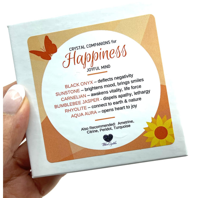 Happiness Crystal Companion Set w Gift Box #SK6970K - $39