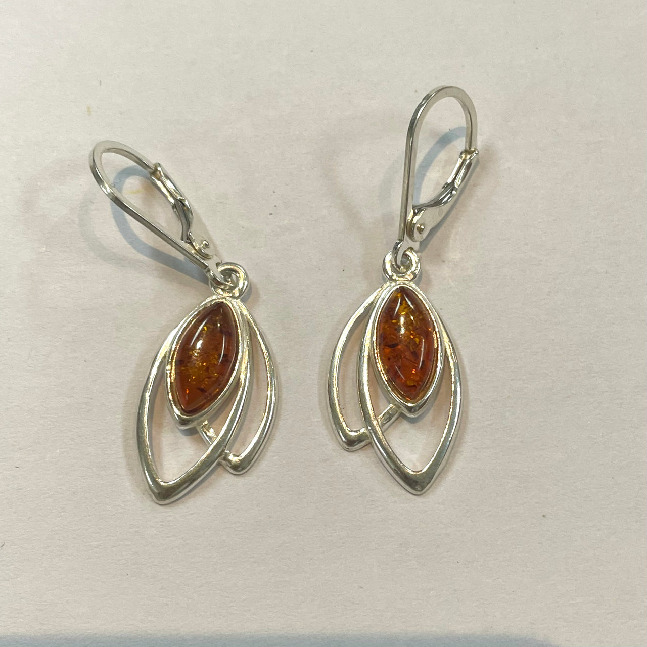 Amber Earrings #J773