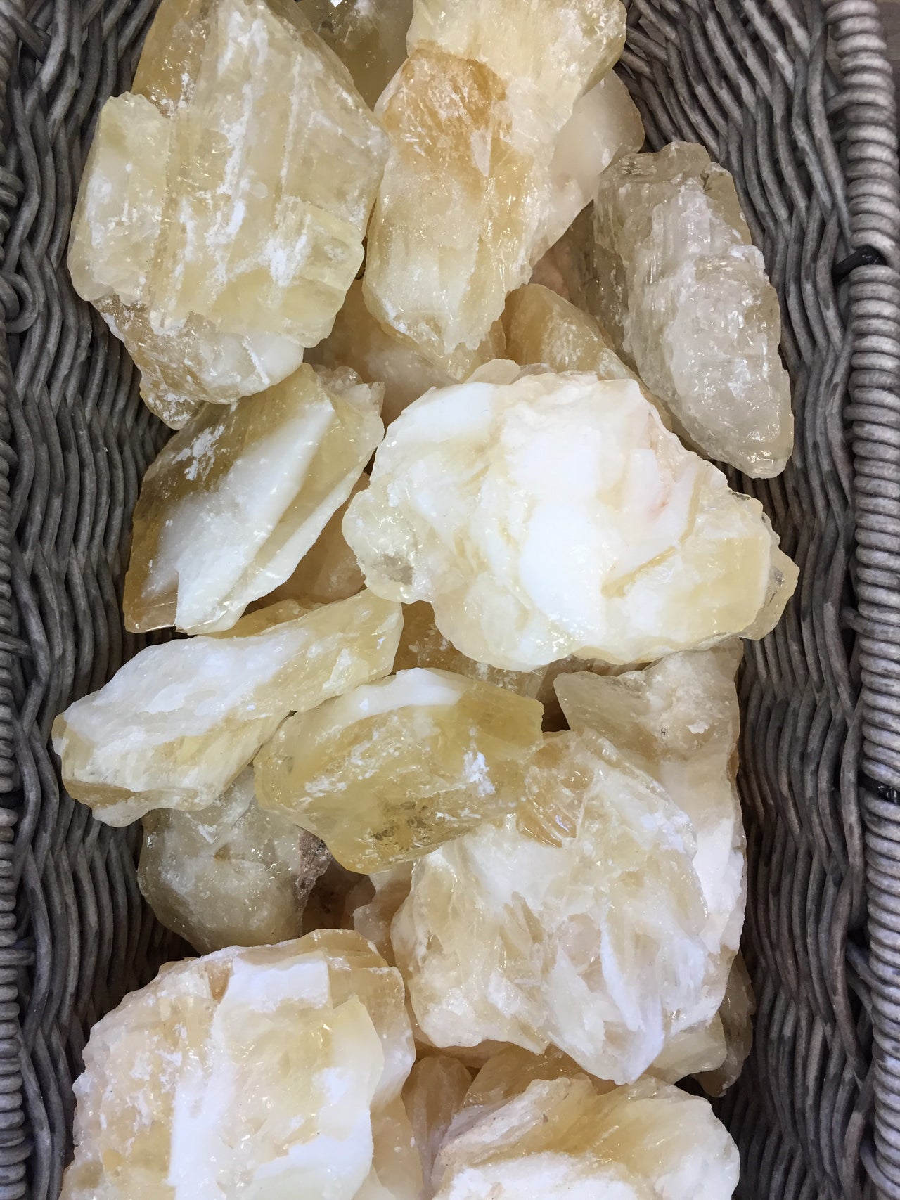 Golden Ray Angel Wing Calcite Rough #R157