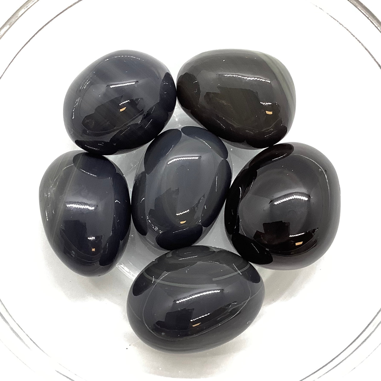 BANDED Obsidian Tumbled Stone #PO33D