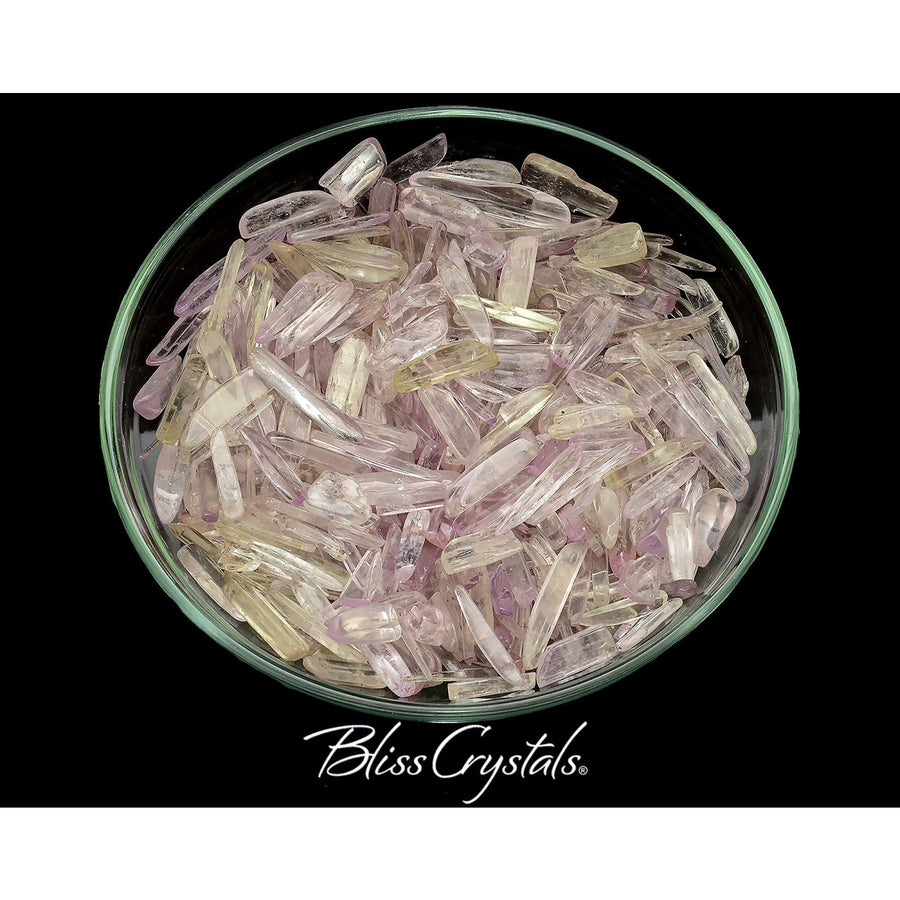 KUNZITE 5 gm Parcel Polished Stone A+ Lavender Pink mixed w/