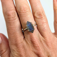 Thumbnail for Labradorite Double Terminated Ring.925 Sterling Silver Sizes