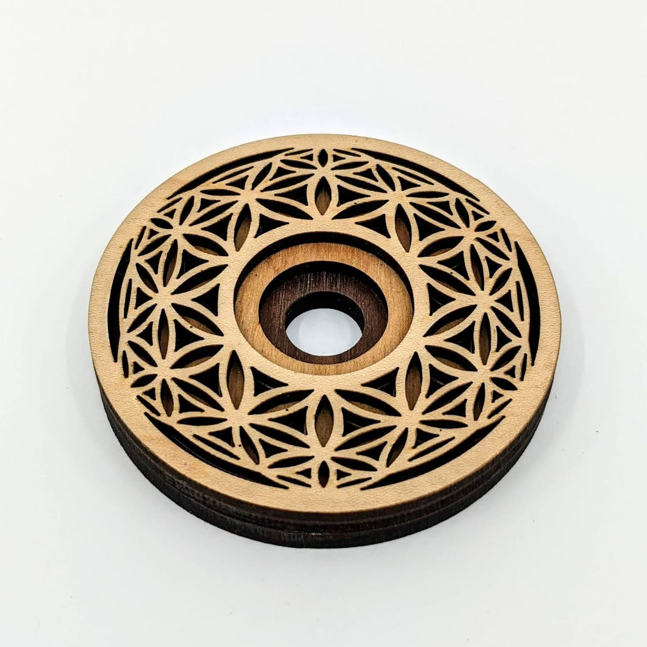 Laser Cut Sphere Stand Flower of Life (34g) #SK7604 - $24