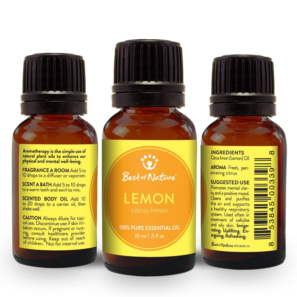 Lemon Essential Oil Single Note by Best of Nature #shrm