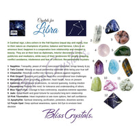 Thumbnail for Libra Zodiac Birthday Card with Crystal Affinity & Astrology