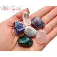 Thumbnail for LIBRA Zodiac Set of 6 Crystals + Gift Box Bag & Info Card 