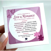 Thumbnail for Love & Romance Crystal Companion Set w Gift Box #SK6972K - 