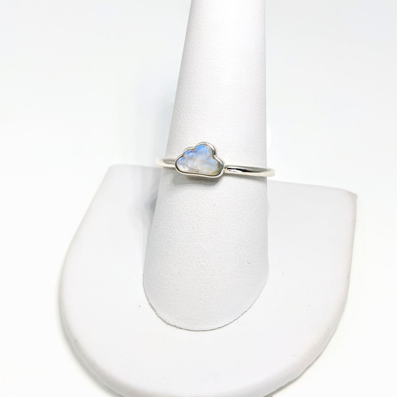 Moonstone Mini Cloud Ring Pick Size #SK8875 - $36