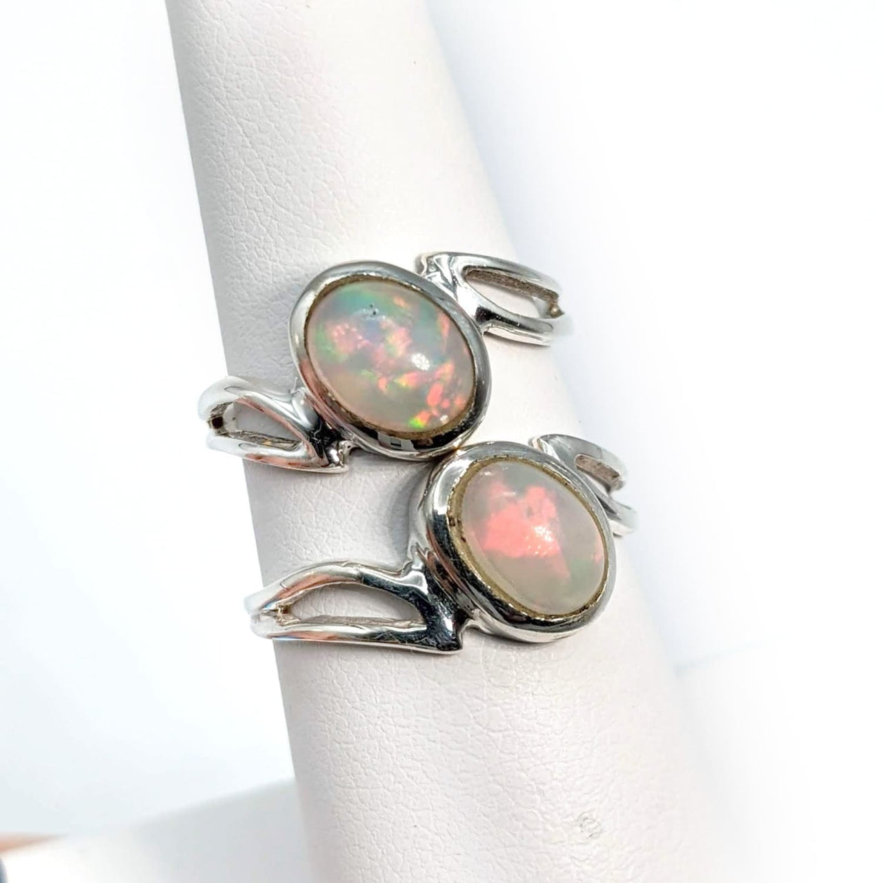Opal Swoop Band Ring Choose Size (2g) #SK5773