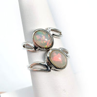 Thumbnail for Opal Swoop Band Ring Choose Size (2g) #SK5773