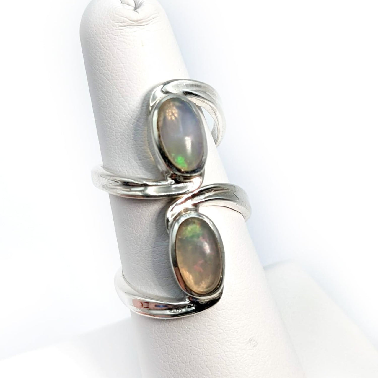 Opal Swoop Oval Ring Choose Size (3g) #SK5772