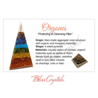 Thumbnail for ORGONE Crystal Information Card Double sided #HC142