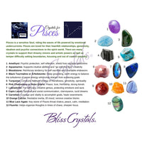 Thumbnail for PISCES Zodiac Birthday Card with Crystal Affinity & 