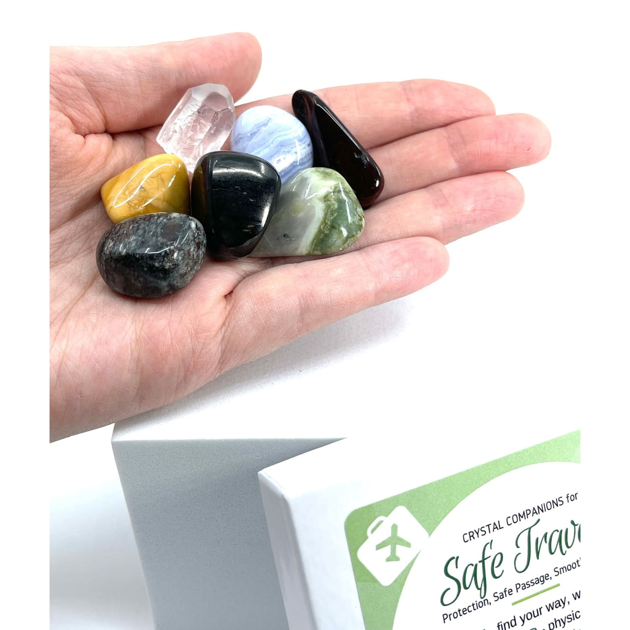 Safe Travels Crystal Companion Set w Gift Box #SK6980K - $39
