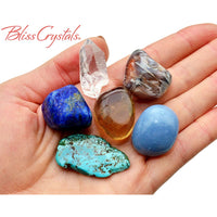 Thumbnail for SAGITTARIUS Zodiac Set of 6 Crystals + Gift Box Bag & Info 