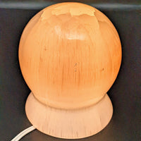 Thumbnail for Selenite 4.5 Sphere Lamp with Bulb & Cord #SK7695 - $125