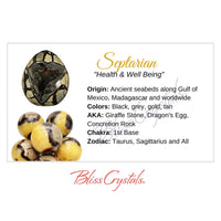 Thumbnail for SEPTARIAN Crystal Information Card Double sided #HC159