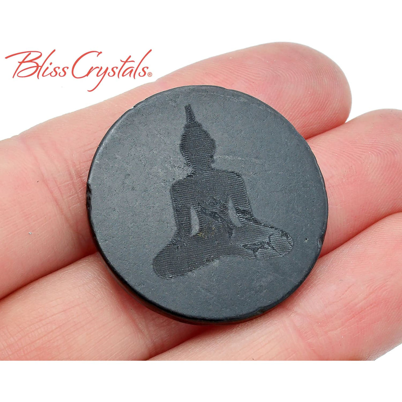 Shungite Buddha Adhesive Disc for phone for protection from 