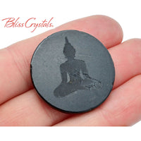 Thumbnail for Shungite Buddha Adhesive Disc for phone for protection from 
