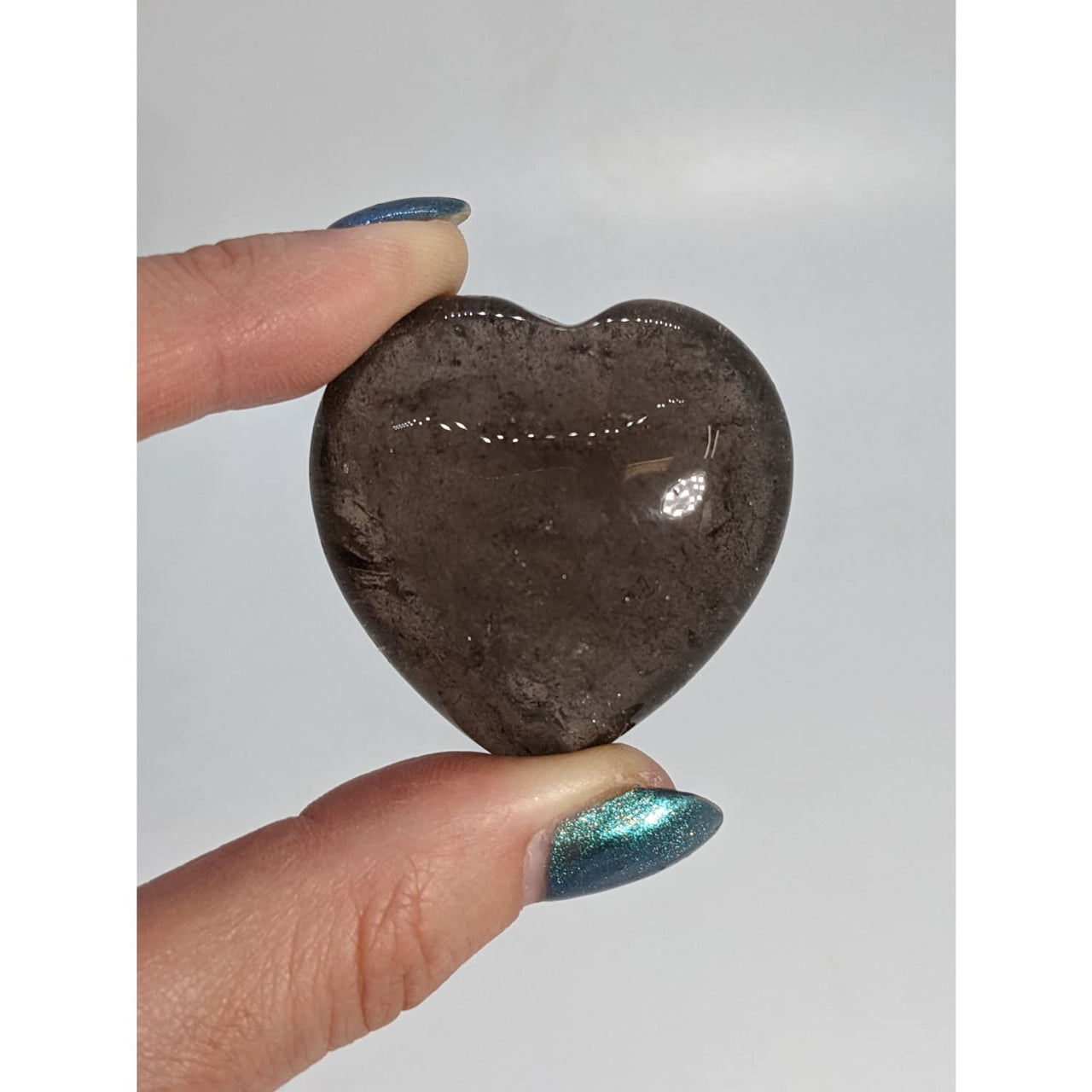 Smoky Quartz Small Heart 30% Off Sale! (1.5/45g) #SK3924 - 