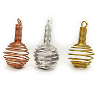 Thumbnail for Spiral Cage Pendant with Coil Neck #SK6240