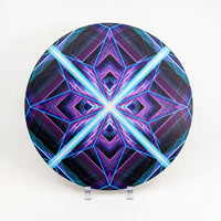 Thumbnail for Star Cross Wood Crystal Grid UV Printed Color - Choose Size 