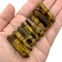 Thumbnail for Tiger’s Eye DT Wand Bead (1.5/6.2g) #SK5286