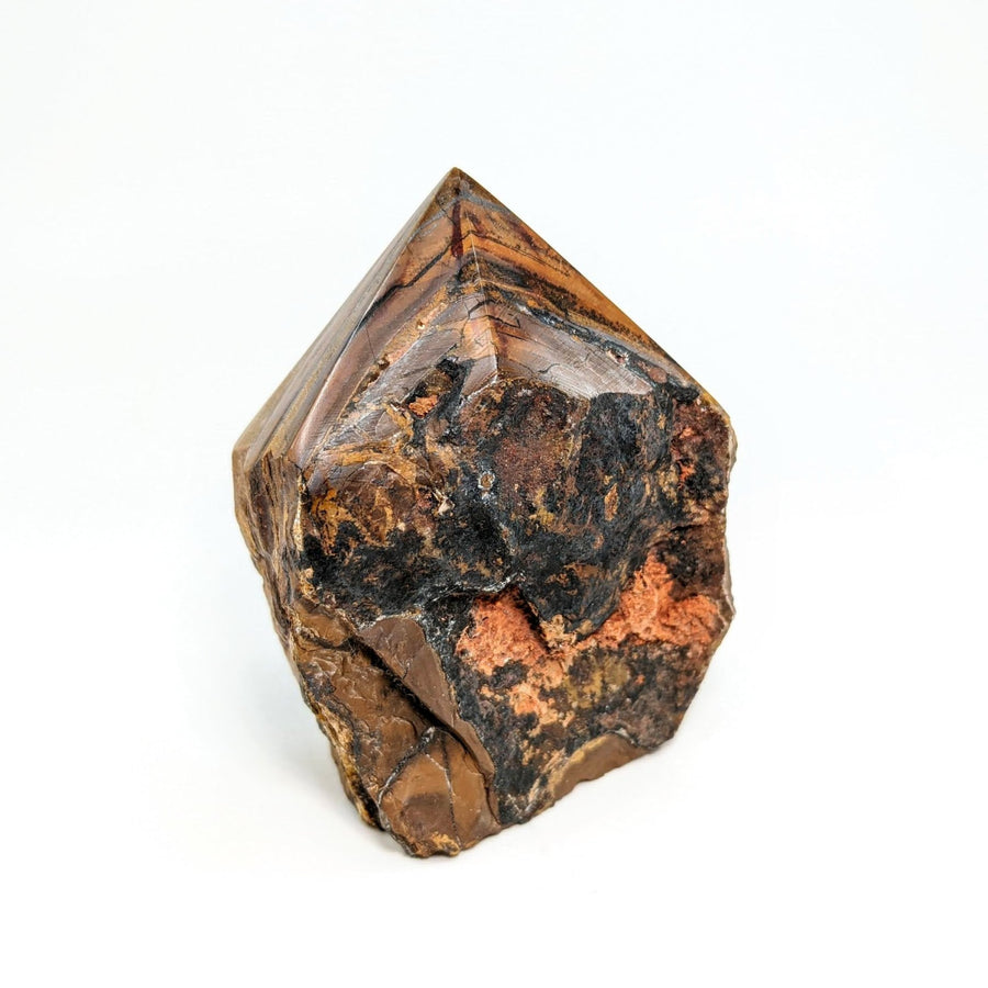 Tigers Eye Half Polished Point (312g) #SK7748 - $42