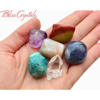 Thumbnail for VIRGO Zodiac Set of 6 Crystals + Gift Box Bag & Info Card 